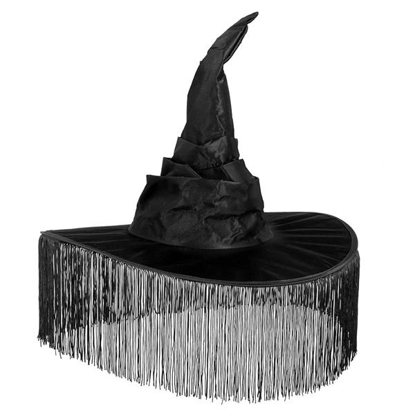 Grote foto halloween heksenhoed zwart franjes verzamelen overige verzamelingen