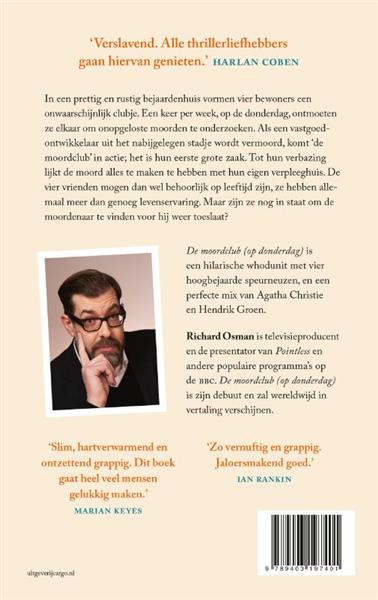 Grote foto de moordclub op donderdag de moordclub op donderdag 1 boeken thrillers