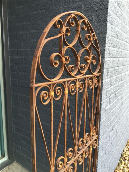 Grote foto poort van smeedijzer 180 x 90 zonder slot tuin en terras hekken en schuttingen