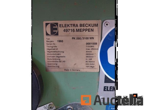 Grote foto tafelzaag elektra beckum pk 250 3100 wn doe het zelf en verbouw onderdelen en accessoires
