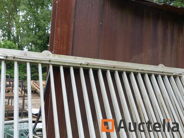 Grote foto dubbele schuifpoort doe het zelf en verbouw onderdelen en accessoires