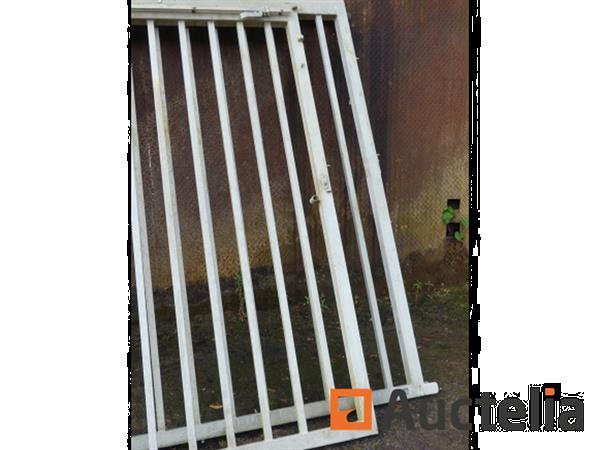 Grote foto dubbele schuifpoort doe het zelf en verbouw onderdelen en accessoires
