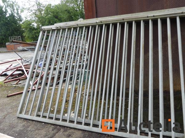 Grote foto dubbele schuifpoort doe het zelf en verbouw onderdelen en accessoires