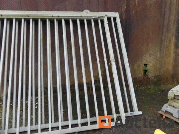 Grote foto dubbele schuifpoort doe het zelf en verbouw onderdelen en accessoires
