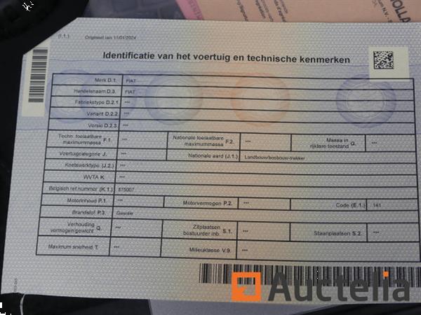 Grote foto landbouwtractor met hoogwerker fiatagri new holland 110 90 dt agrarisch tractoren