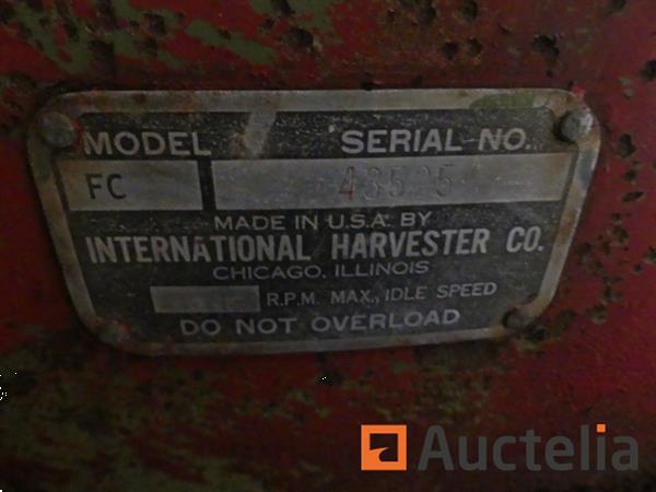 Grote foto vintage collectible tractor te restaureren international harvester fc agrarisch tractoren