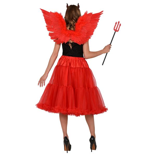 Grote foto tulle rok met ruffel petticoat 65cm rood verzamelen overige verzamelingen