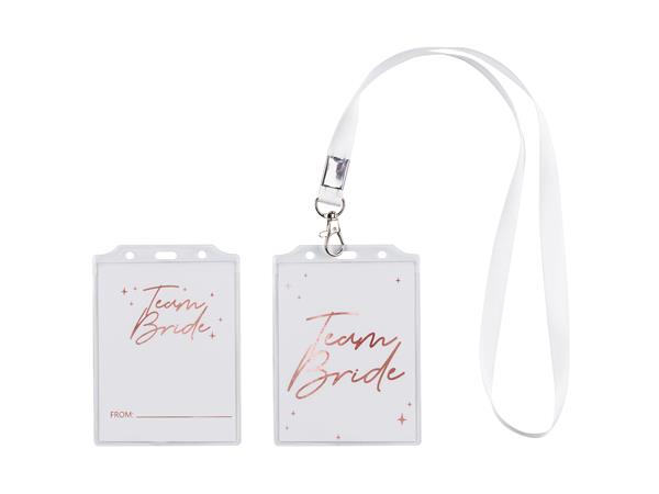 Grote foto team bride badge 8 7x12 5cm verzamelen overige verzamelingen