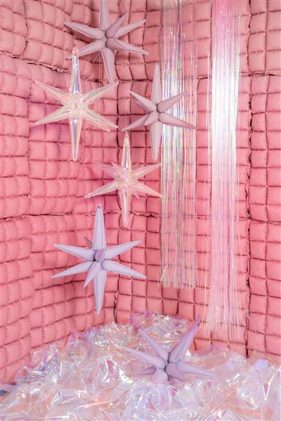 Grote foto 3d foil balloon star 70cm iridescent verzamelen overige verzamelingen