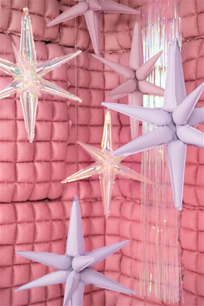 Grote foto 3d foil balloon star 70cm iridescent verzamelen overige verzamelingen