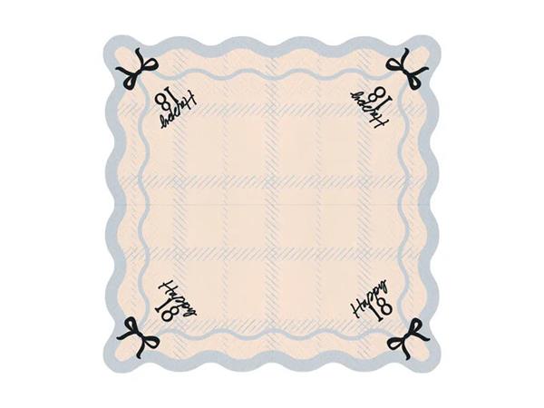 Grote foto happy 18 napkins 33x33 cm mix verzamelen overige verzamelingen