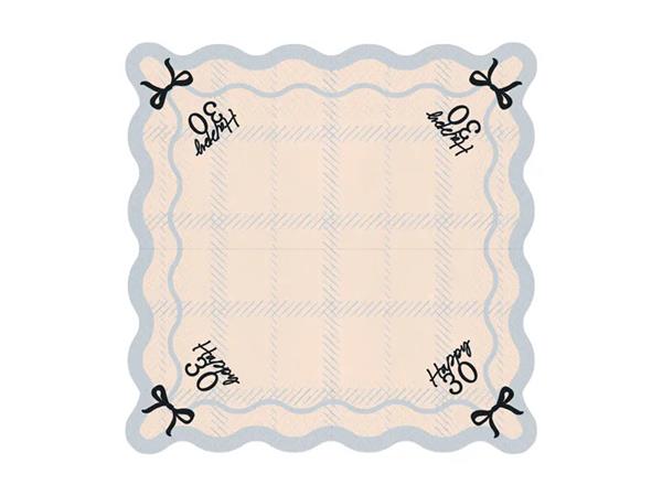 Grote foto happy 30 napkins 33x33 cm mix verzamelen overige verzamelingen