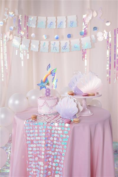 Grote foto sequin table runner iridescent 0.3x2.13m verzamelen overige verzamelingen