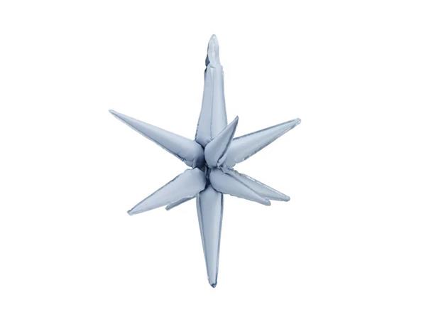 Grote foto 3d foil balloon star 70cm misty blue verzamelen overige verzamelingen