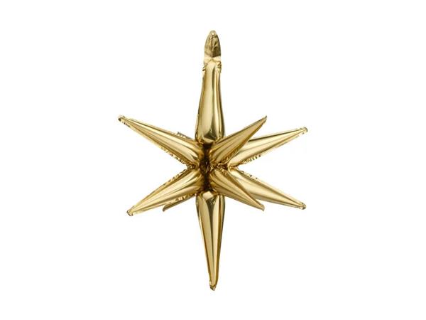 Grote foto 3d foil balloon star 70cm gold verzamelen overige verzamelingen