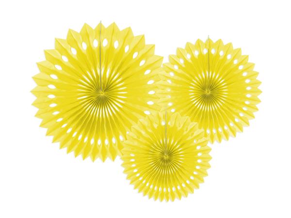 Grote foto decorative rosettes yellow 20 30cm verzamelen overige verzamelingen