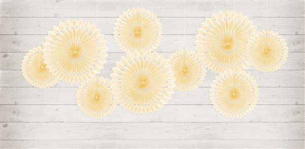 Grote foto decorative rosettes light cream 20 30cm verzamelen overige verzamelingen