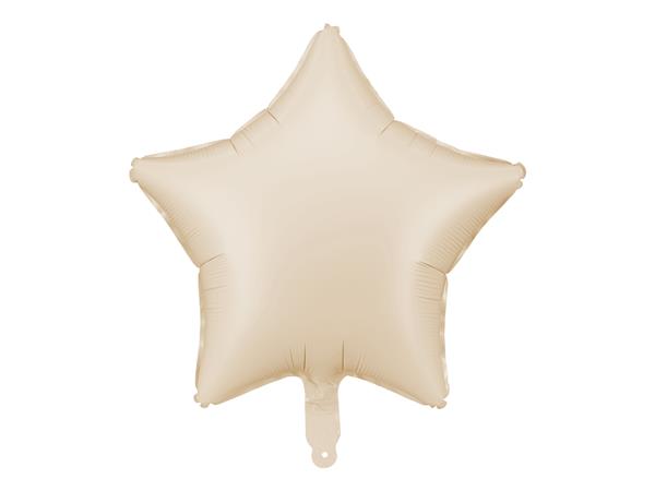 Grote foto foil balloon star 48cm beige verzamelen overige verzamelingen