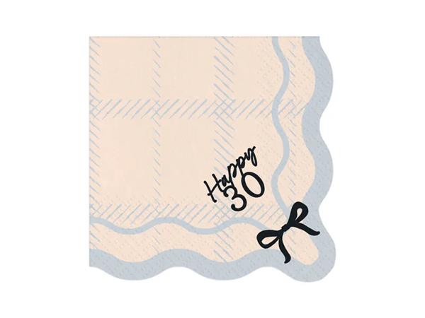 Grote foto happy 30 napkins 33x33 cm mix verzamelen overige verzamelingen