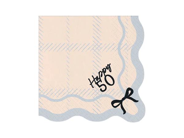 Grote foto happy 50 napkins 33x33 cm mix verzamelen overige verzamelingen