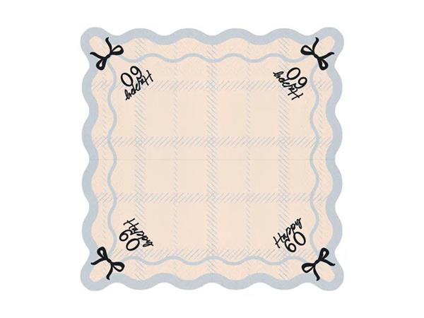Grote foto happy 60 napkins 33x33 cm mix verzamelen overige verzamelingen