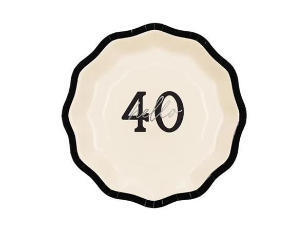 Grote foto papieren borden hallo 40 mix 18 cm verzamelen overige verzamelingen