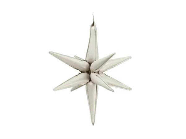 Grote foto 3d foil balloon star 70cm beige verzamelen overige verzamelingen