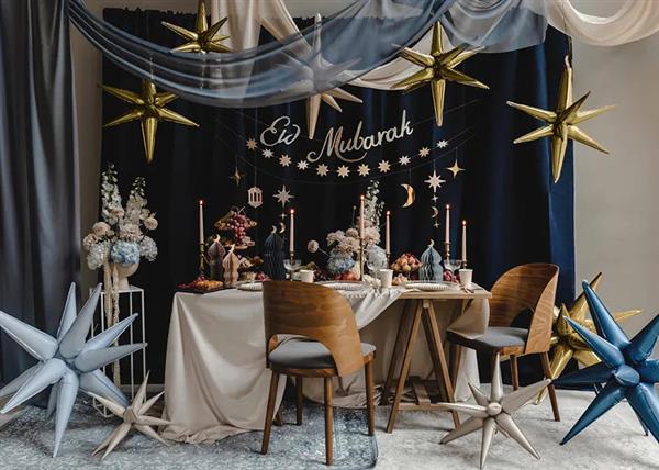 Grote foto 3d foil balloon star 70cm beige verzamelen overige verzamelingen