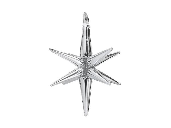 Grote foto 3d foil balloon star 70cm silver verzamelen overige verzamelingen