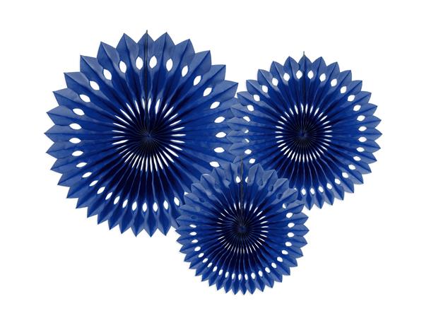 Grote foto decorative rosettes navy blue 20 30cm verzamelen overige verzamelingen
