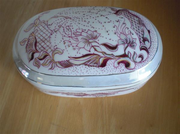 Grote foto 3 deksel bakjes vintage antiek en kunst keramiek en aardewerk
