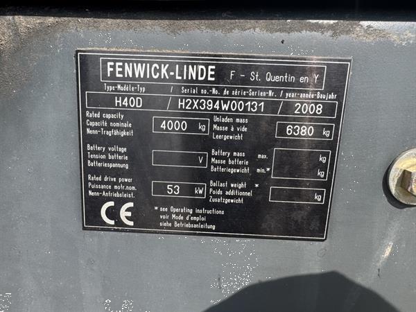 Grote foto linde h40d triplo 580 freelift sideshift vw diesel 2008 agrarisch heftrucks