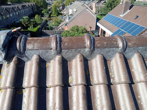 Grote foto nokvorst reparatie nu 69 00 euro per meter incl diensten en vakmensen dakdekkers en rietdekkers
