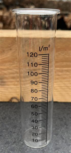 Grote foto universeel regenmeterglas glas regenmeter rm095 tuin en terras tuindecoratie