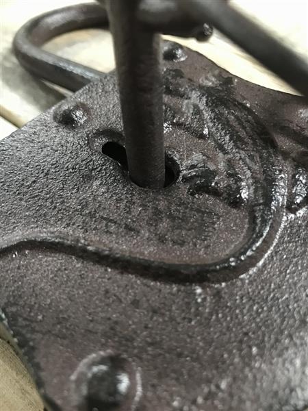 Grote foto slot met sleutels zoals antiek gietijzer doe het zelf en verbouw materialen en producten
