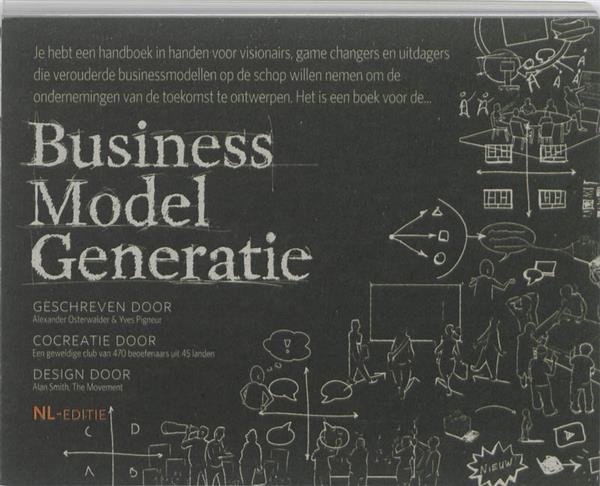 Grote foto business model generatie boeken studieboeken