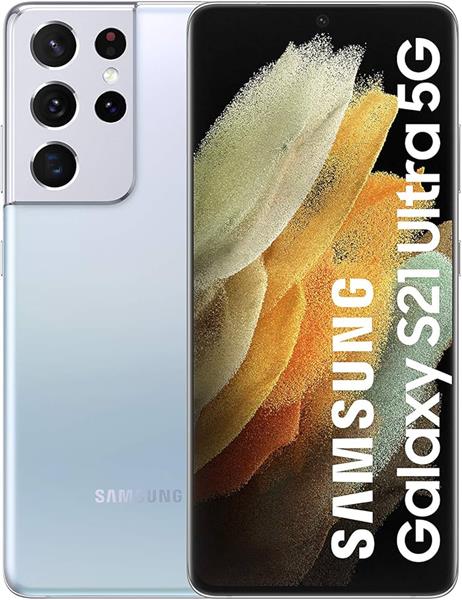 Grote foto nieuwstaat samsung galaxy s21 ultra 128gb zilver model 2021 12 maanden garantie computers en software overige computers en software