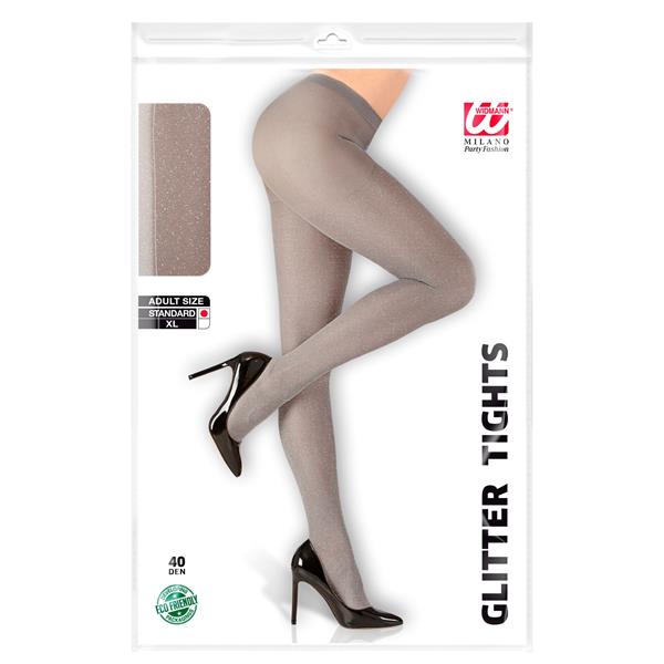 Grote foto panty 40den glitter zilver verzamelen overige verzamelingen