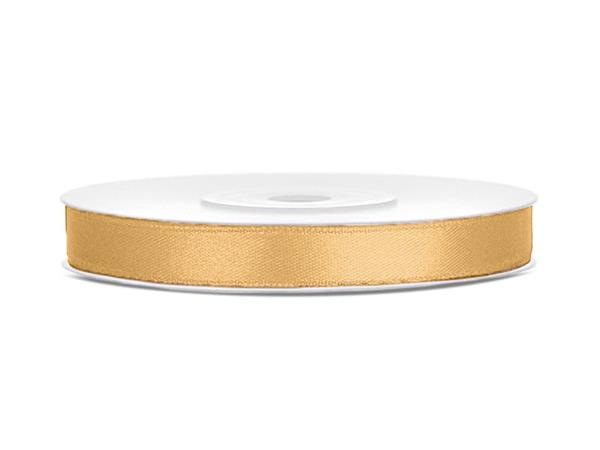 Grote foto satin ribbon light honey 6mm 25m verzamelen overige verzamelingen