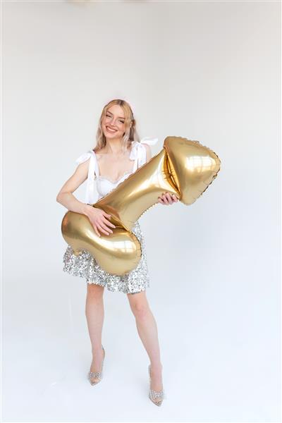 Grote foto folieballon penis 55 5x112 cm goud verzamelen overige verzamelingen