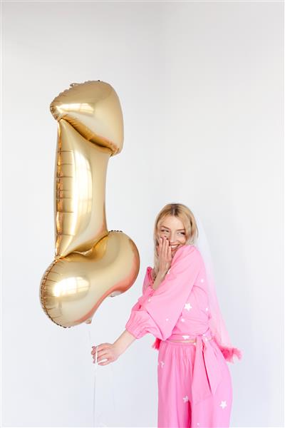 Grote foto folieballon penis 55 5x112 cm goud verzamelen overige verzamelingen
