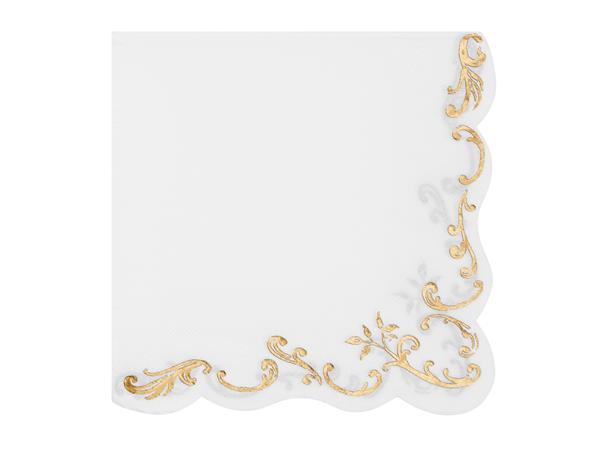 Grote foto ornament servetten 33x33cm wit verzamelen overige verzamelingen