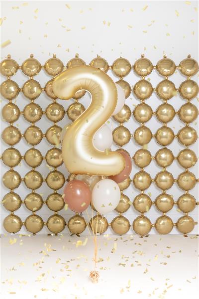 Grote foto foil balloon number 2 86 cm gold verzamelen overige verzamelingen