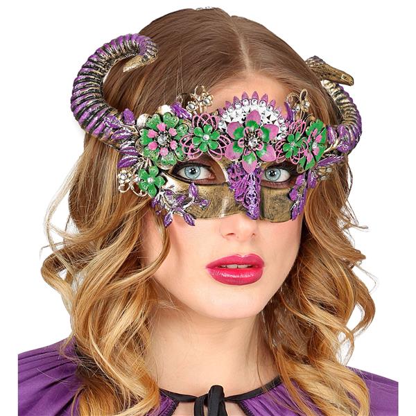 Grote foto oogmasker ram met bloemen verzamelen overige verzamelingen