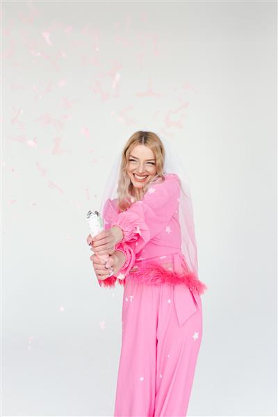 Grote foto sluier met kwastjes roze verzamelen overige verzamelingen