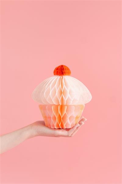 Grote foto honeycomb paper decoration cupcake 20 cm mix verzamelen overige verzamelingen
