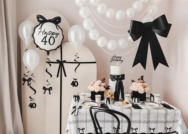 Grote foto tablecloth with bows color mix 180x120 cm verzamelen overige verzamelingen