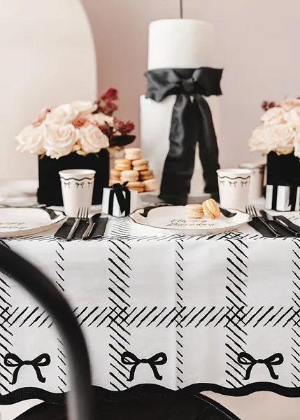 Grote foto tablecloth with bows color mix 180x120 cm verzamelen overige verzamelingen
