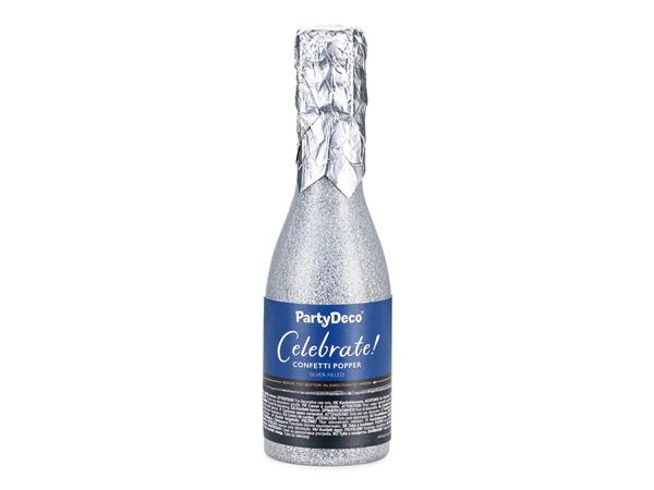 Grote foto champagne confetti cannon silver 20.5cm verzamelen overige verzamelingen
