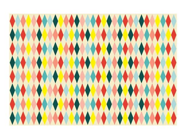 Grote foto paper tablecloth diamonds mix 180 x 120 cm verzamelen overige verzamelingen